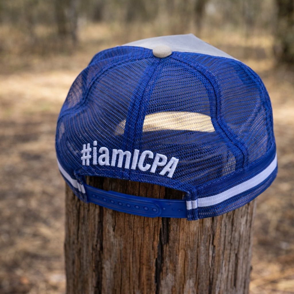 Blue Trucker Cap