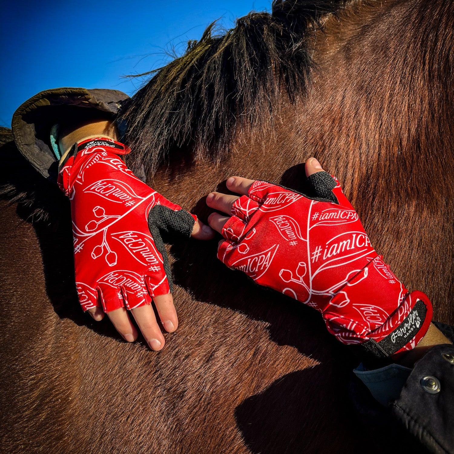 #iamICPA UPF50+ Sun Protection Gloves