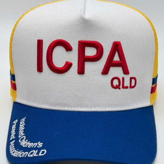 Blue and Yellow Trucker Cap