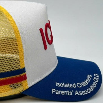 Blue and Yellow Trucker Cap